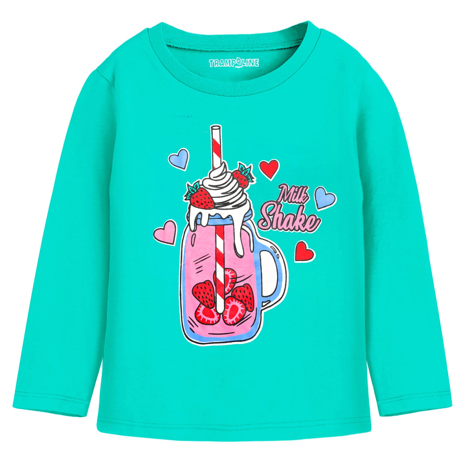 Trampoline Girls Full Sleeves Regular Fit T-Shirt (Pack of 5)
