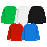 Trampoline Boys Full Sleeves Regular Fit T-Shirt (Pack of 5)