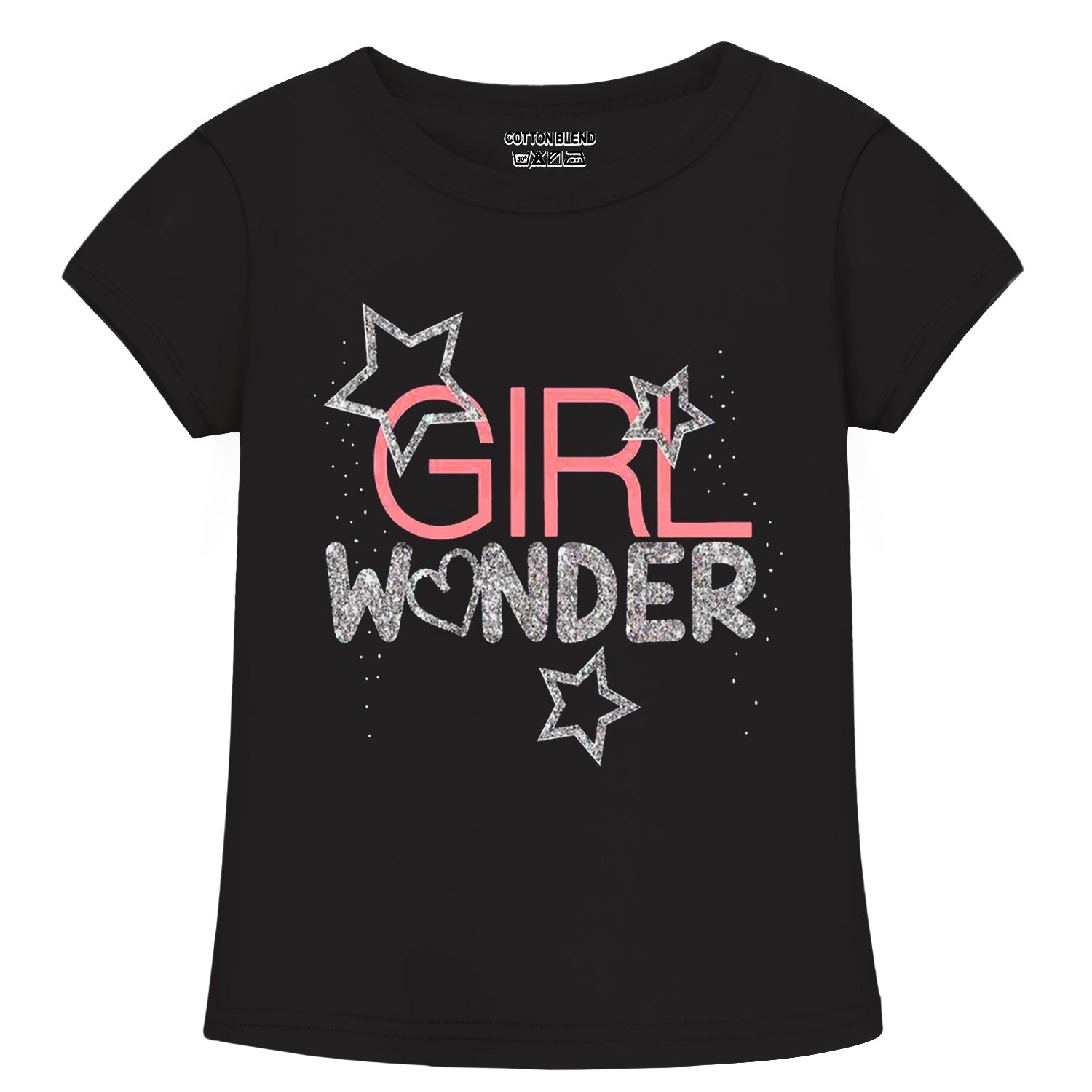 Trampoline Girls Half Sleeves Regular Fit T-Shirt (Pack of 3)