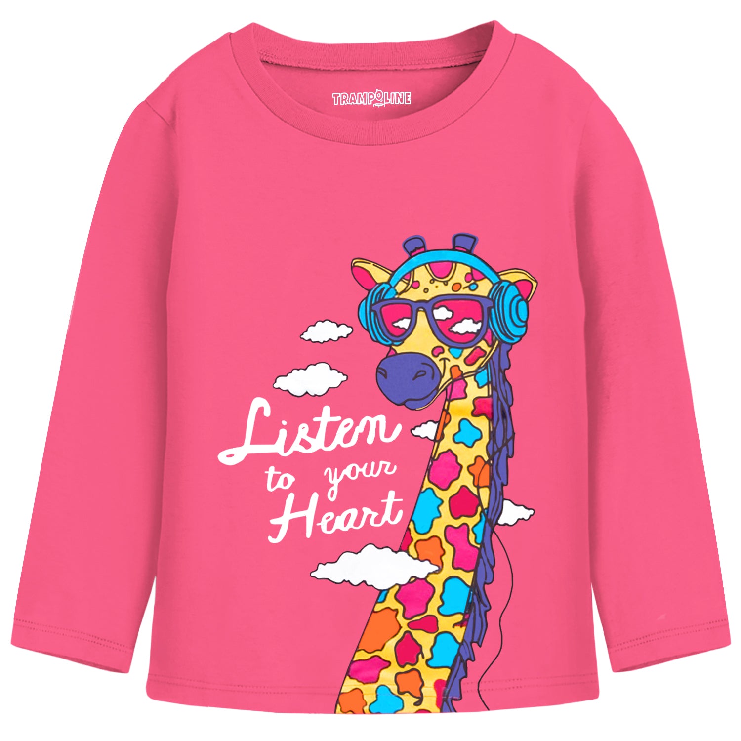 Trampoline Girls Full Sleeves Regular Fit T-Shirt (Pack of 3)