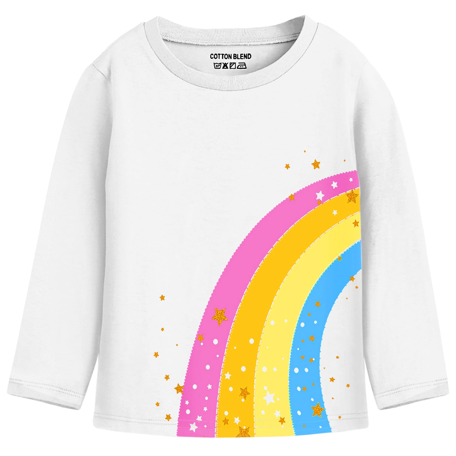 Trampoline Girls Full Sleeves Regular Fit T-Shirt (Pack of 3)
