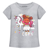 Trampoline Girls Half Sleeves Regular Fit T-Shirt (Pack of 3)