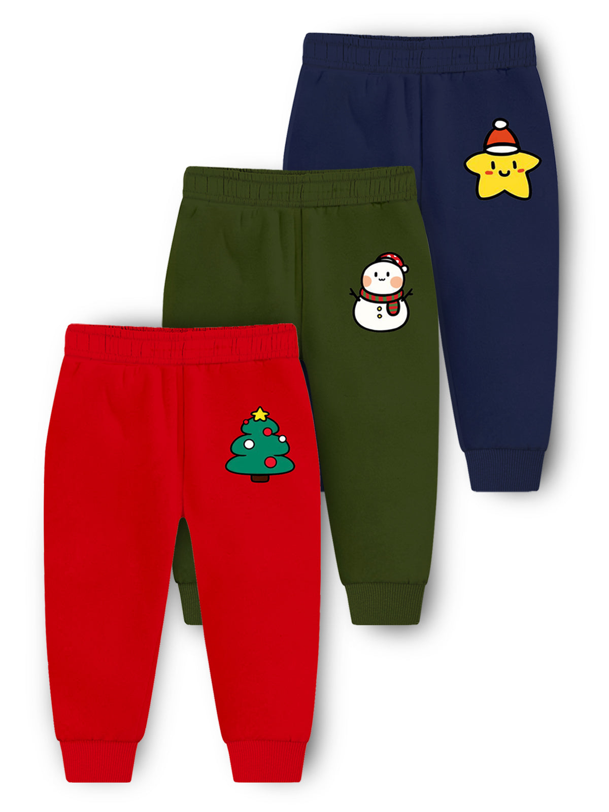 Trampoline Boys & Girls Printed Fleece Pyjamas (Pack of 3)