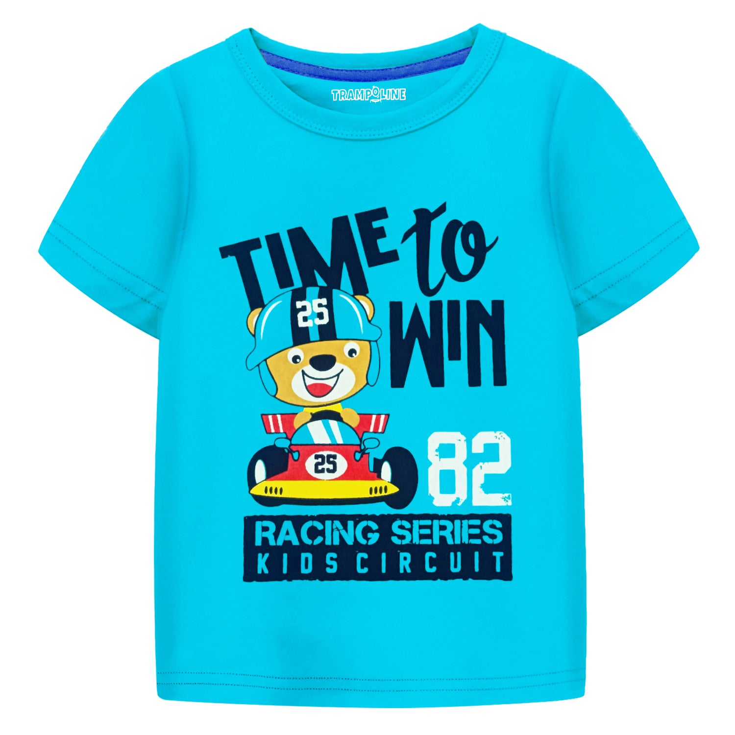 Trampoline Boys Half Sleeves Regular Fit T-Shirt (Pack of 5)