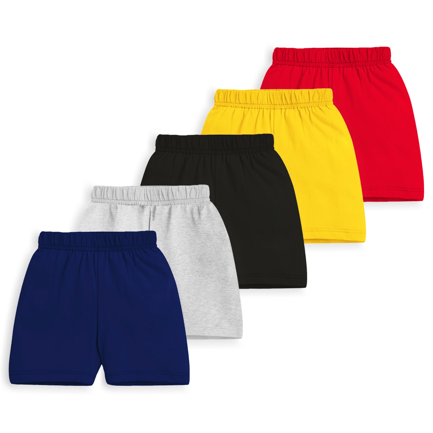 Trampoline Boys & Girls Casual Printed Shorts (Pack of 5)
