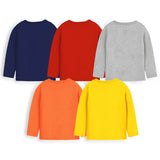 Trampoline Boys Full Sleeves Regular Fit T-Shirt (Pack of 5)