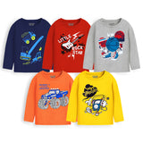 Trampoline Boys Full Sleeves Regular Fit T-Shirt (Pack of 5)