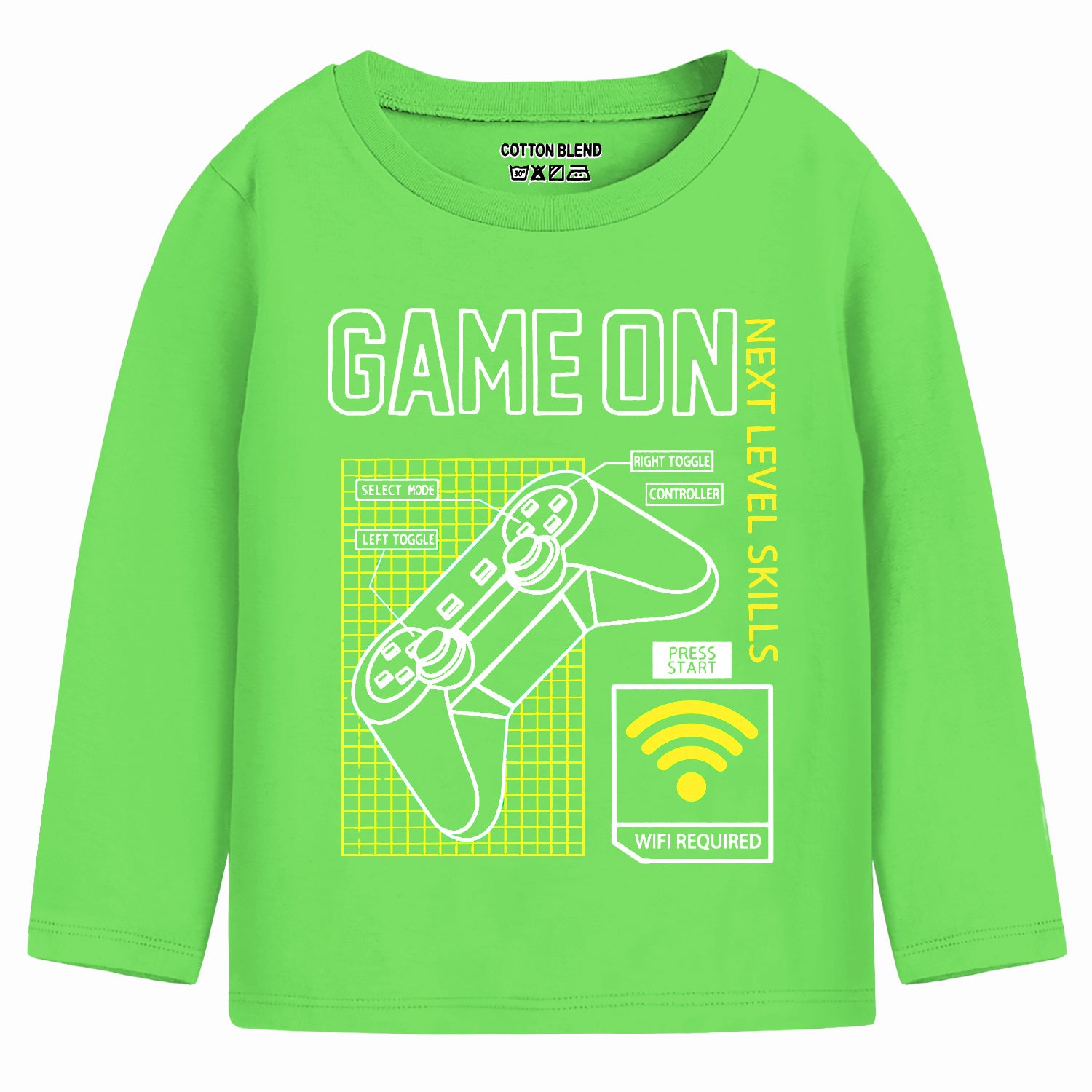 Trampoline Boys Full Sleeves Regular Fit T-Shirt (Pack of 4)