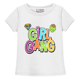 Trampoline Girls Half Sleeves Regular Fit T-Shirt (Pack of 5)