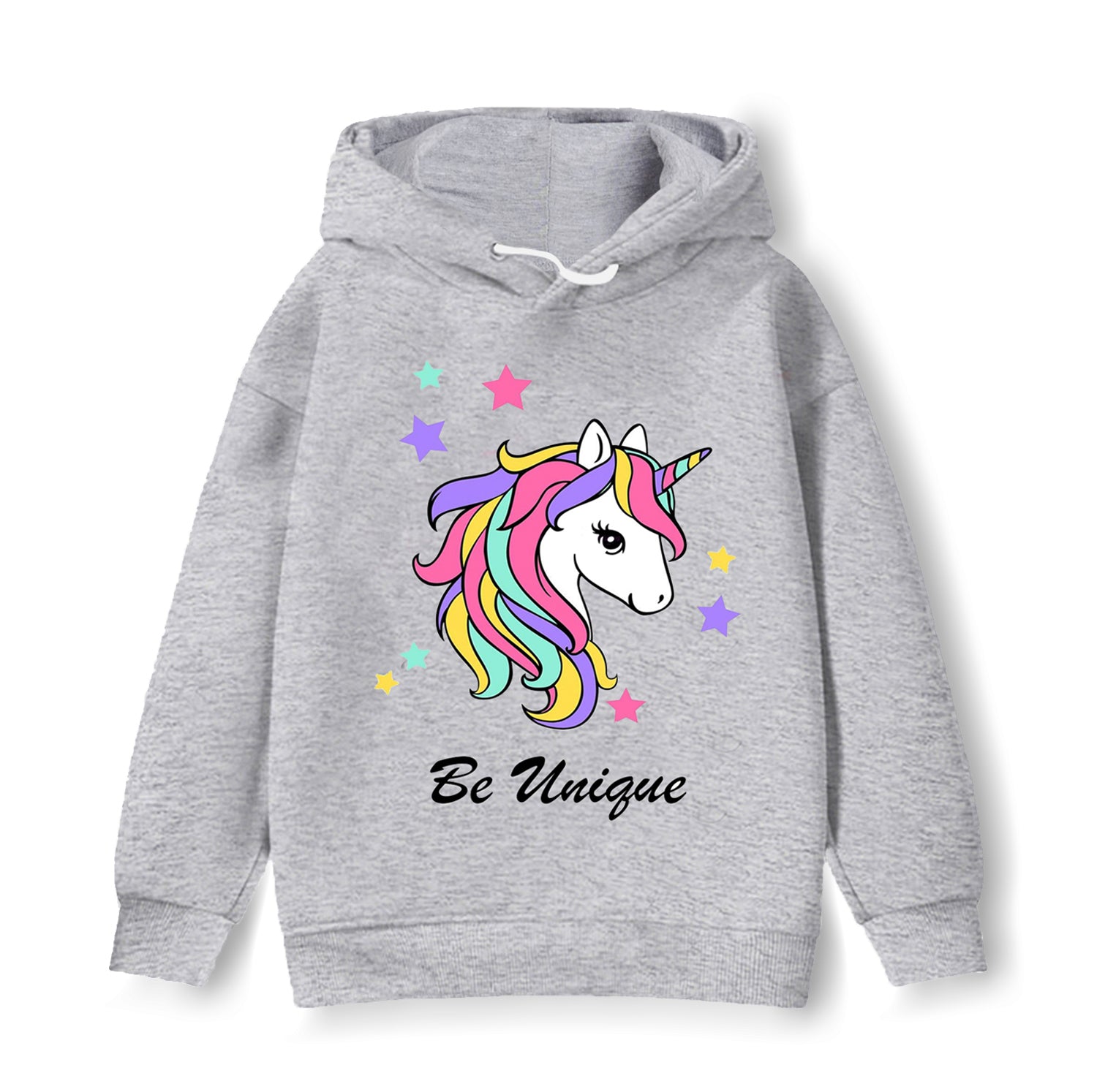 Trampoline Girls Full Sleeve Printed Hooded Sweatshirt (Pack of 2)