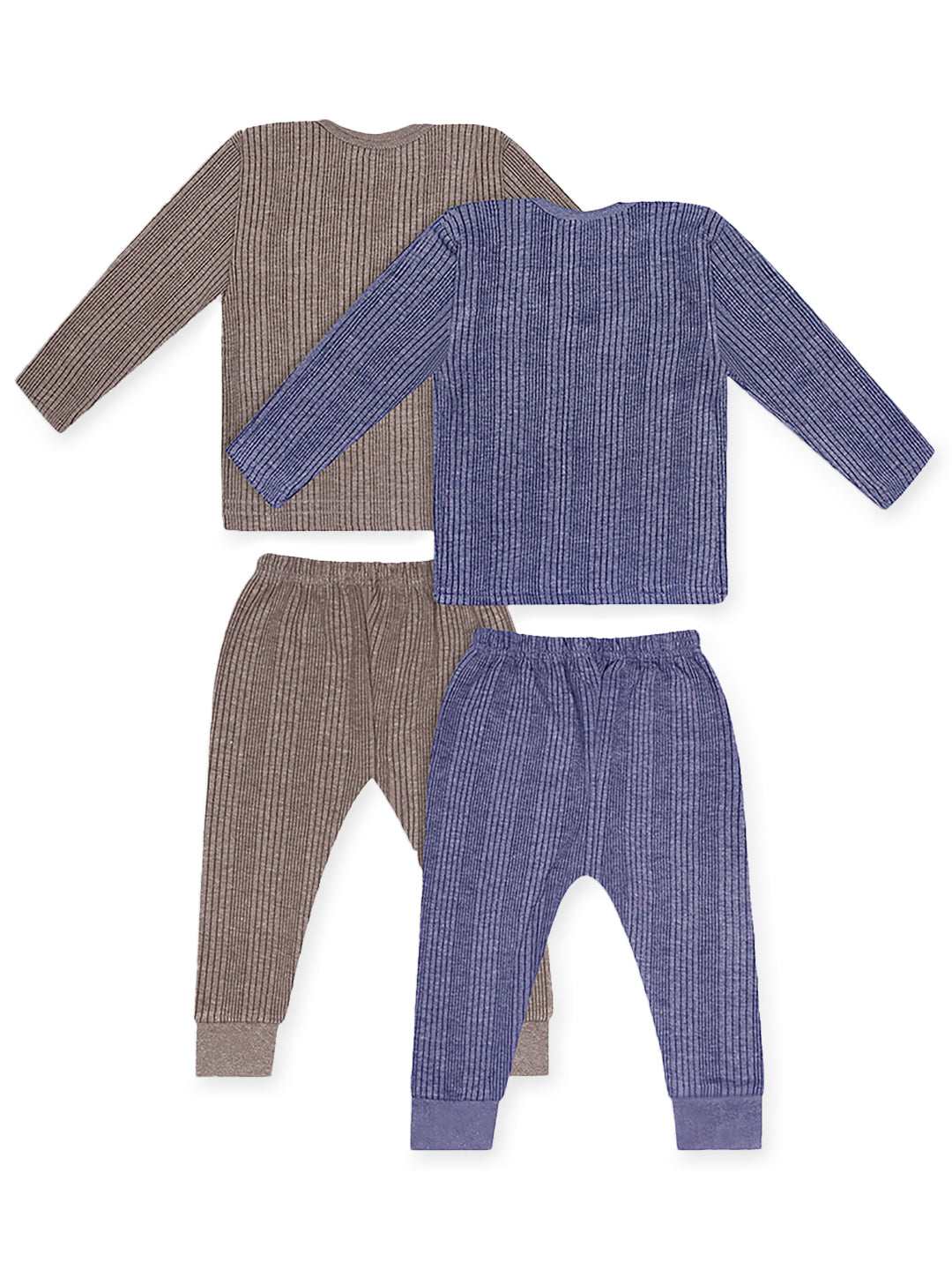 Trampoline Boys & Girls Striped Top-Pyjama Thermal Set (Pack of 2)