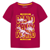 Trampoline Boys & Girls Graphic Printed T-shirt With Shorts (Pack of 2)
