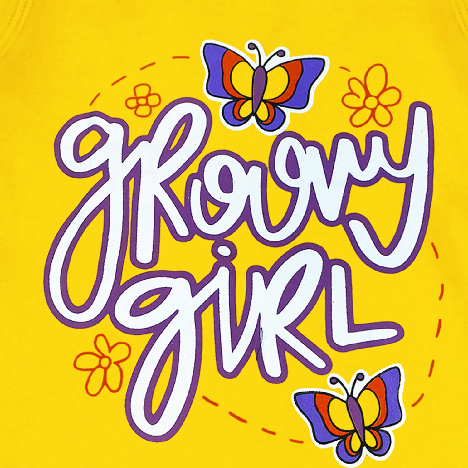 Trampoline Girls Printed Casual Clothing Set (Pack of 2)