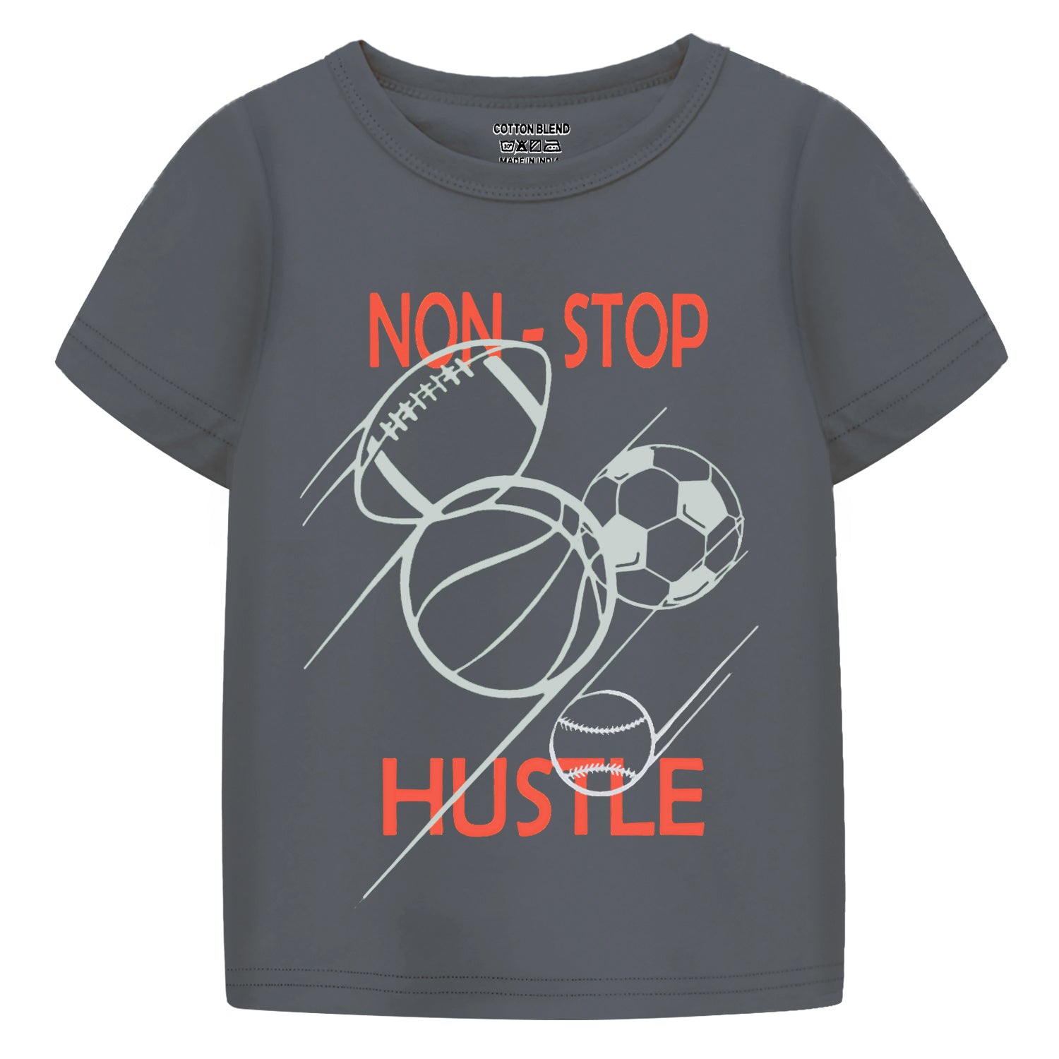 Trampoline Boys Half Sleeves Regular Fit T-Shirt (Pack of 3)