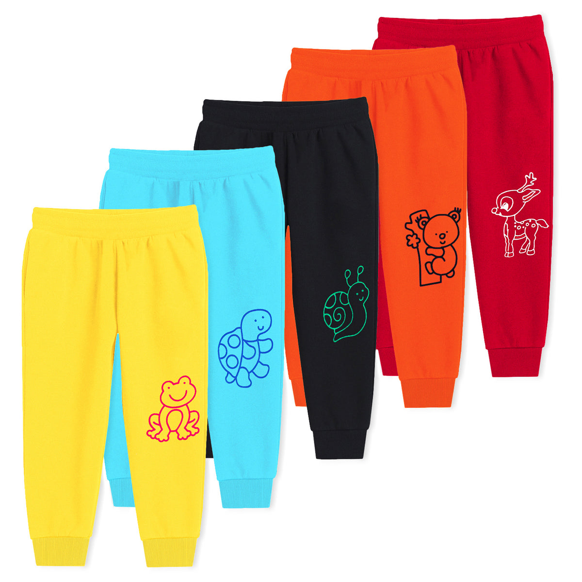 Trampoline Boys & Girls Printed Pyjamas (Pack of 5)