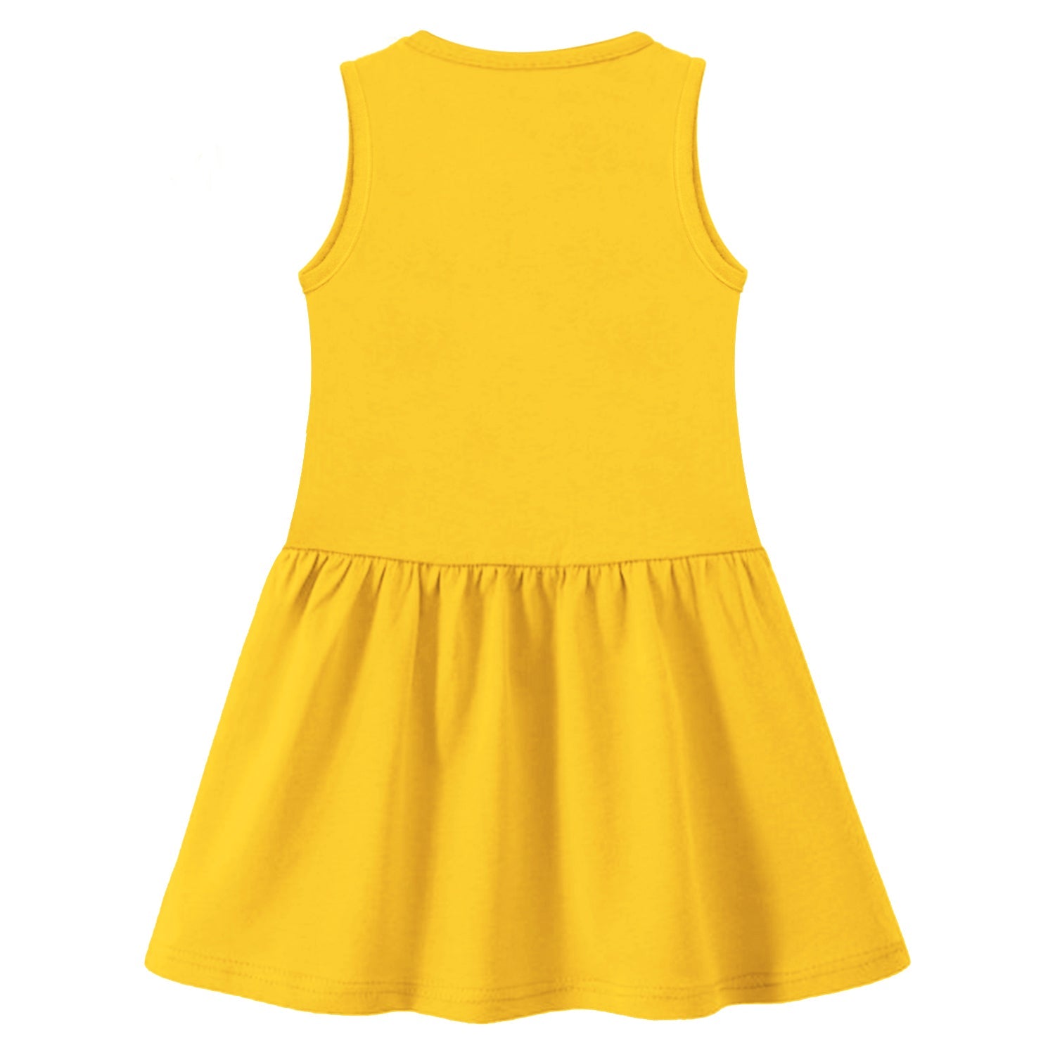 Trampoline Girls Sleeveless Midi Dresses Pack of 2 | Soft Cotton Blend | Colorful & Adorable Prints | Perfect for Playdates, Parties & Everyday Summer Fun