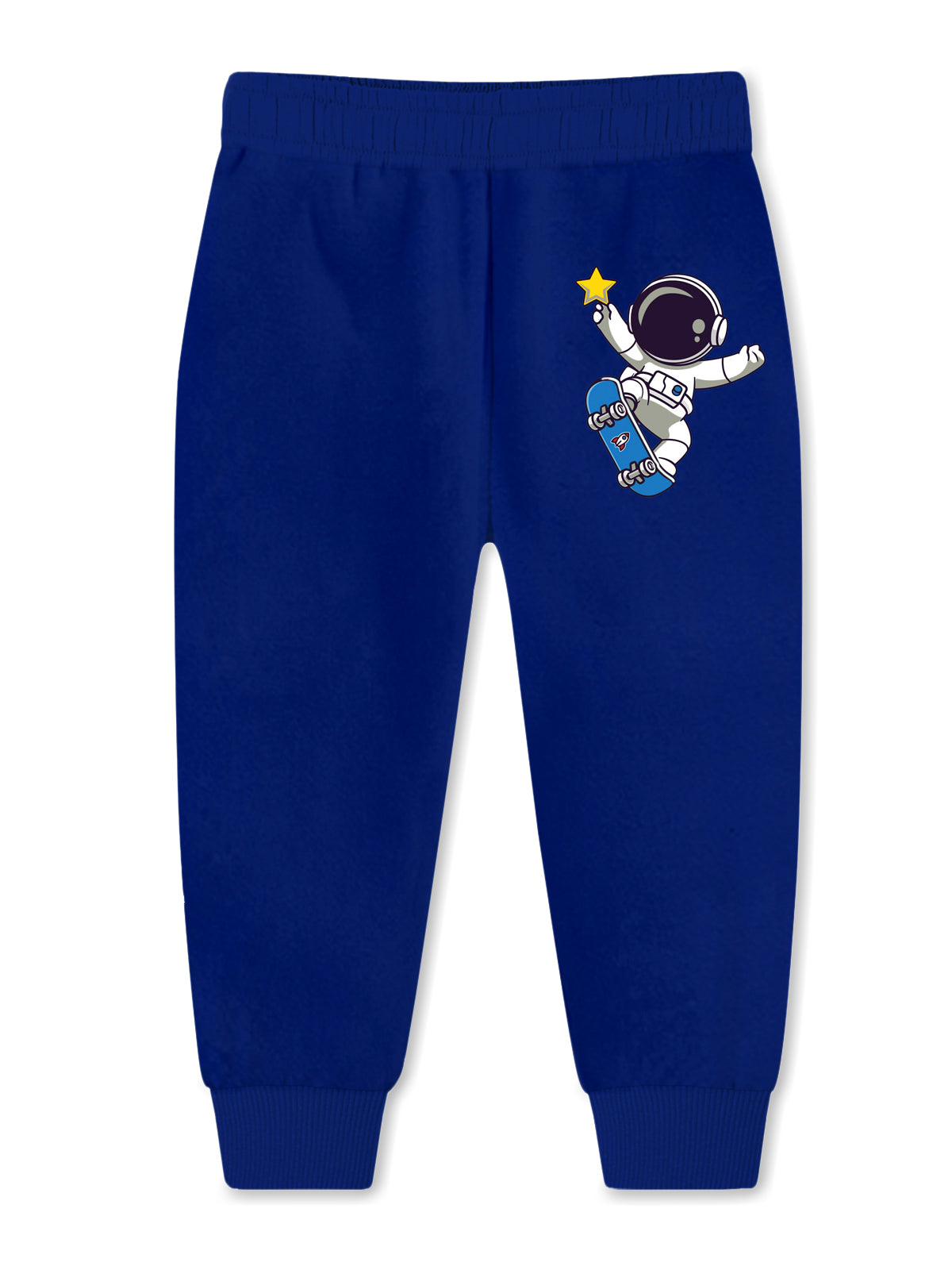 Trampoline Cotton Blend Knit Pack of 2 Full Sleeves Space Theme And Dinosaur T-shirt and Pyjama Set - Green & Black