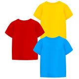 Trampoline Boys Half Sleeves Regular Fit T-Shirt (Pack of 3)