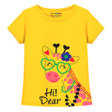 Trampoline Girls Half Sleeves Regular Fit T-Shirt (Pack of 3)