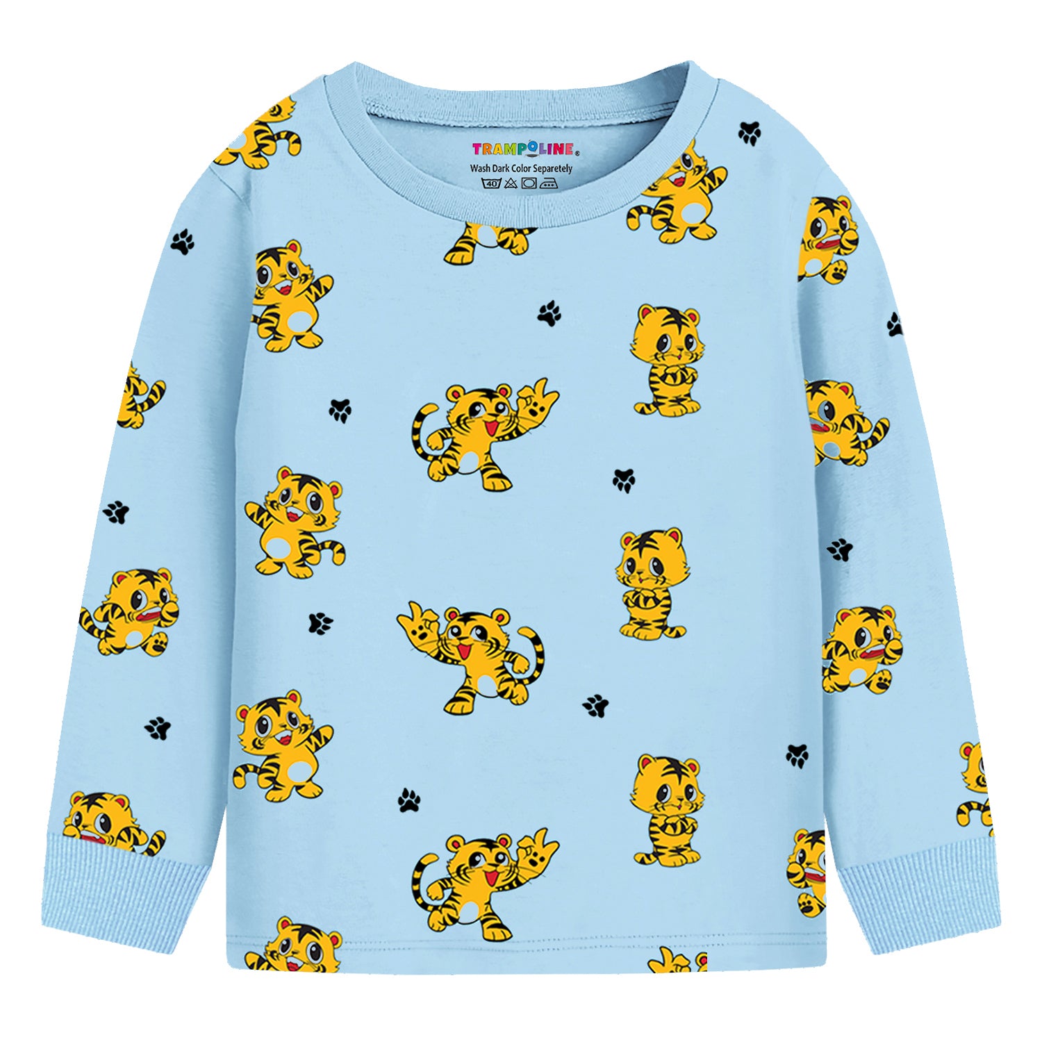 Trampoline Boys & Girls Printed T-Shirt With Pyjama Set Pack of 2