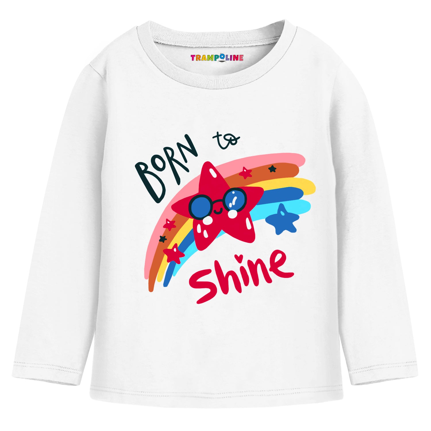 Trampoline Girls Full Sleeves Regular Fit T-Shirt (Pack of 3)