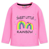 Trampoline Girls Pack of 4 Cotton Blend Full Sleeve Printed T-Shirts