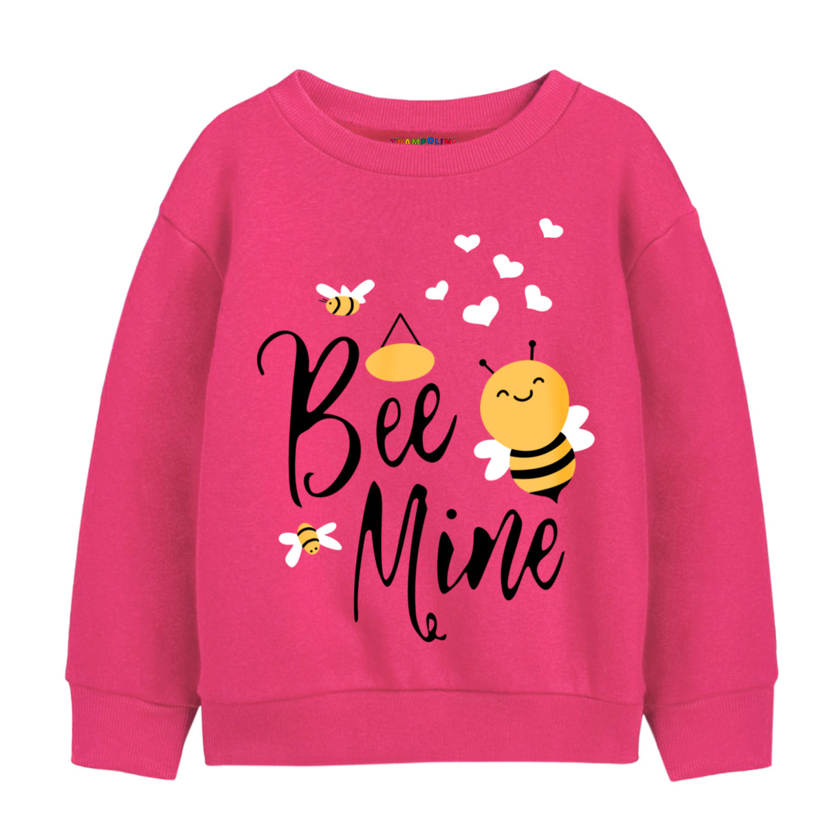 Trampoline Girls Full Sleeve Printed Sweatshirt (Pack of 1)