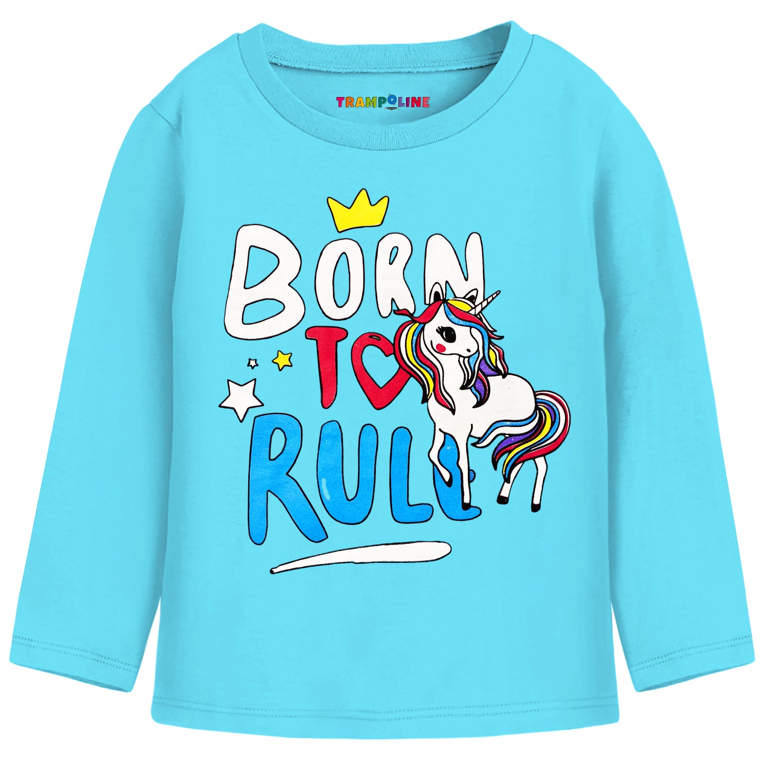 Trampoline Girls Full Sleeves Regular Fit T-Shirt (Pack of 3)