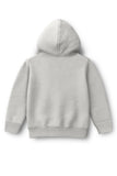 Trampoline Fleece Knit Full Sleeves New York Printed Winter Hooded Sweatshirt - Grey