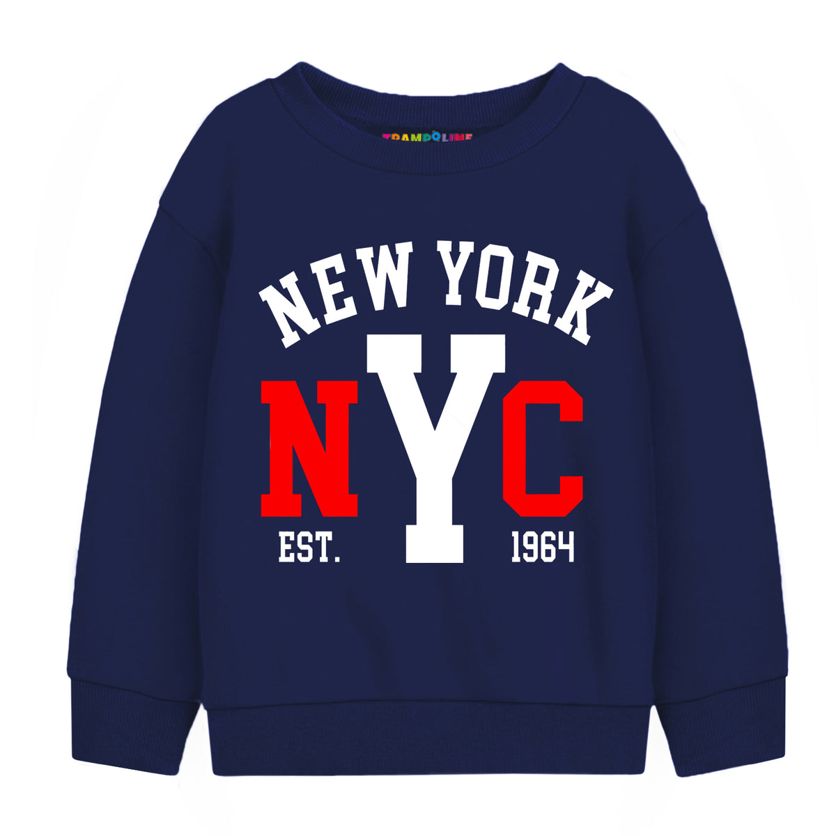 Trampoline Boys Full Sleeve Printed Sweatshirt (Pack of 1)