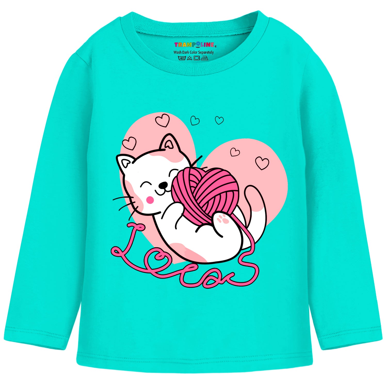 Trampoline Girls Graphic Print Full Sleeve T-Shirts Pack of 5