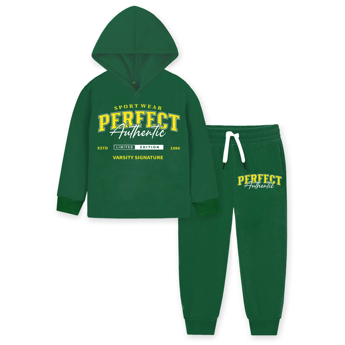 Trampoline Boys Printed Tshirt & Trackpant Set (Pack of 1)